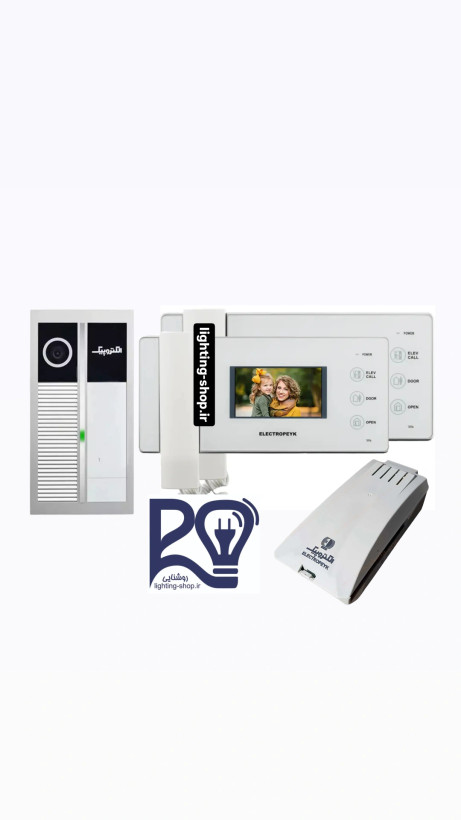 پکیج آیفون تصویری رندا ۴.۳ اینچ ۱۰۹۶ الکتروپیک (حافظه دار)